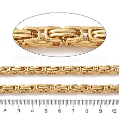 201 chaînes byzantines en acier inoxydable&nbsp;SA-CBA46AF-02C-G