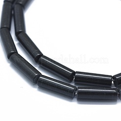 Natürlichen schwarzen Steinperlen Stränge&nbsp;G-F631-D10