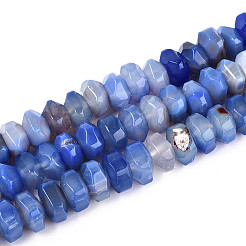 Chapelets de perles d'agate naturelle&nbsp;G-N356-01A-15