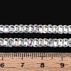 Galvanisieren transparente Glasperlen Stränge&nbsp;EGLA-N022-09A-B11