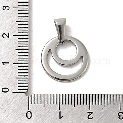 Pendentifs en acier inoxydable 304 anti-ternissement&nbsp;STAS-B053-10P