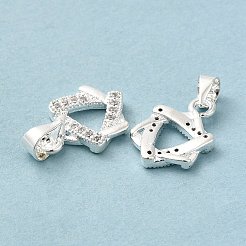 Pendentif en laiton avec zircone cubique&nbsp;KK-K273-07S