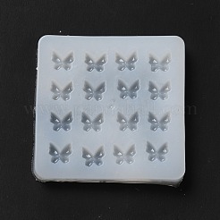 Schmetterlingsform DIY Lebensmittelqualität Silikonformen&nbsp;AJEW-A033-01