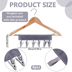 Organizador de pinzas de ropa de tela para colgar&nbsp;AJEW-WH0455-394B