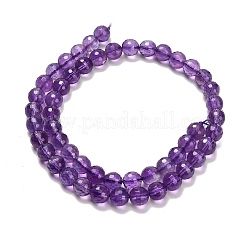 Natürlichen Amethyst Perlen Stränge&nbsp;G-H329-D01-8mm-B