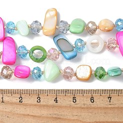 Muschelsplitter-Halsketten&nbsp;NJEW-C072-01