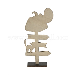 Panneau en bois d'Halloween&nbsp;DJEW-M016-01B