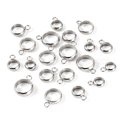 20 pièce 5 styles 201 tubes en acier inoxydable&nbsp;STAS-TADJ0001-04P