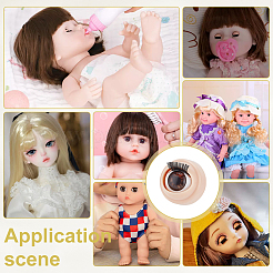 16 Paar 4D-Abs-Puppenhandwerk-Cartoon bewegliches Auge&nbsp;DOLL-PH0001-54A