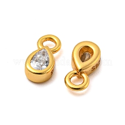 18 dijes de plata esterlina chapados en oro real de 925k&nbsp;STER-K176-03D-G