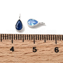 925 Anhänger aus Sterlingsilber mit mikropavé-gefassten Zirkonia in Tropfenform&nbsp;STER-K188-06S