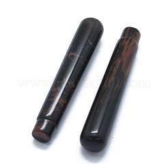 Perline di ossidiana naturale di mogano&nbsp;G-G795-03-17