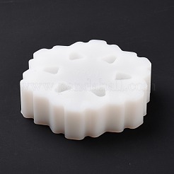 Moules en silicone de qualité alimentaire pour bougies en forme de flocon de neige&nbsp;DIY-L067-F02