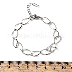 Gliederkettenarmbänder aus 304 Edelstahl für Damen&nbsp;BJEW-A051-02P