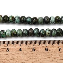 Natürliche afrikanische türkis (jasper) perlen stränge&nbsp;G-A280-A23-01