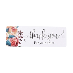 Rechteck mit wort danke papieraufkleber&nbsp;DIY-B041-28B