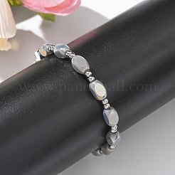 Bracelets extensibles en perles d'acier inoxydable 304 pour femmes&nbsp;BJEW-M054-01P-03