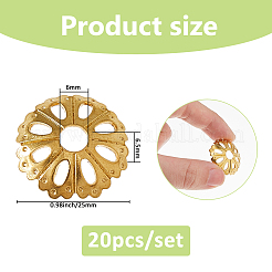 20 de las PC de bronce casquillos del grano&nbsp;FIND-FH0012-06G