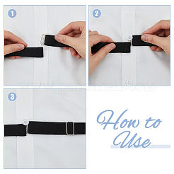 2 cintura semplice in poliestere per camicia&nbsp;AJEW-FH00004-17A
