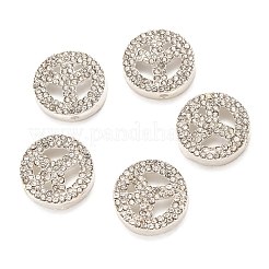 Friedenszeichen-Legierung Kristallrhinestone-Perlen&nbsp;LS-RB-J451-01S