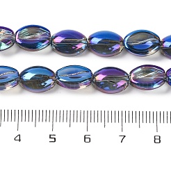 FilI di perline in vetro placcato&nbsp;EGLA-B005-01A-FR02