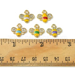 20pcs 5 Farben Legierung Emaille Charms&nbsp;ENAM-FS0001-75
