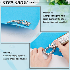 Legierung kristall strass schuhdekoration&nbsp;ALRI-FG0001-03A