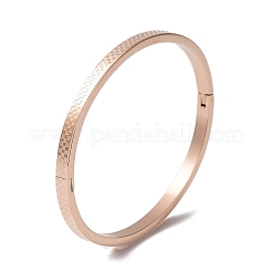 Ensemble de bracelets rainurés en acier inoxydable 304&nbsp;BJEW-F464-07
