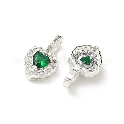 Pendentifs avec zircon cubiques à micro-pavés en laiton&nbsp;KK-Z139-05S