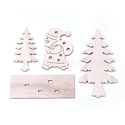 Ungefärbte Platane Holz Home Display Dekorationen&nbsp;LS-DJEW-F006-03