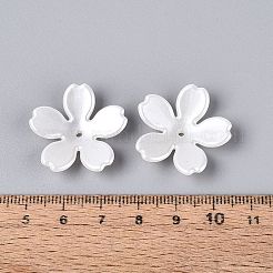 Tapas de cuentas de perlas de imitación de plástico abs&nbsp;KY-Q004-04A
