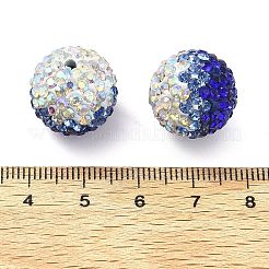 Strassperlen aus Polymer-Ton mit Farbverlauf&nbsp;CLAY-NH0001-03F