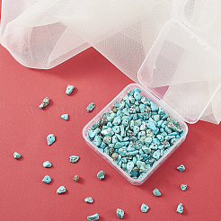 Synthetischen Türkis Chips Perlenstränge&nbsp;G-CJ0001-09