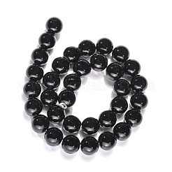 Sintetico pietra nera fili di perline&nbsp;X-GSR12mmC044