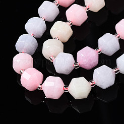 Chapelets de perles de jade blanche naturelle&nbsp;G-T132-050C