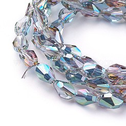 FilI di perline in vetro placcato&nbsp;EGLA-I009-HP01
