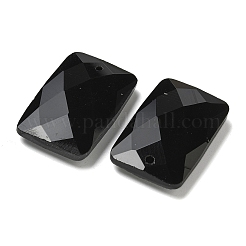 Anhänger aus natürlichem schwarzem Onyx (gefärbt und erhitzt)&nbsp;G-Z071-04D