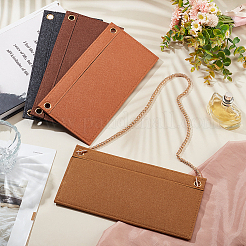 4 Stück 4 Farben Filz-Taschen-Organizer-Einsatz&nbsp;AJEW-WR0001-51