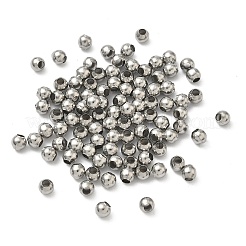 Perline distanziatrici rotonde in acciaio inossidabile chirurgico 316 anti-ossidazione&nbsp;X-STAS-N032-02-4mm