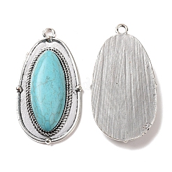 Gros pendentifs en turquoise synthétique&nbsp;PALLOY-K001-045
