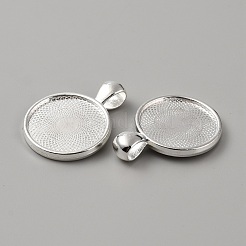 Cabochon pendente in lega di zinco&nbsp;LS-FIND-WH0422-15