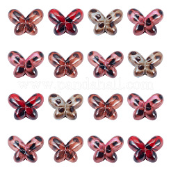 16pcs perles acryliques transparentes&nbsp;OACR-TADJ0001-14