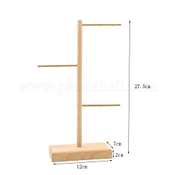 3-stöckiger Ohrring-Organizer aus Holz&nbsp;PW-WG61480-01