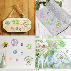 Mandala-Stanzschablonen aus Edelstahl&nbsp;DIY-WH0238-147
