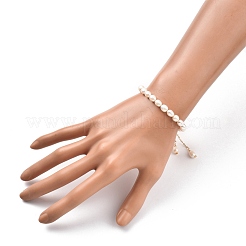 Natürliche kultivierte Süßwasserperlen Perlen Armbänder&nbsp;BJEW-JB05325-01