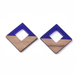 Pendentifs en résine & en bois&nbsp;RESI-S358-27A