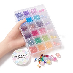 Bastelset für bonbonfarbene Armbänder zum Selbermachen&nbsp;DIY-YW0007-39
