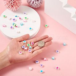 160pcs 8 Arten handgemachte Polymer-Ton-Perlen&nbsp;CLAY-CD0001-11