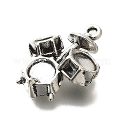 Pendentifs en alliage de style tibétain&nbsp;X-FIND-G078-26A-AS