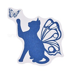 20 Stück 10 Stile Katzenform Papier wasserdichte Aufkleber&nbsp;STIC-P015-D03